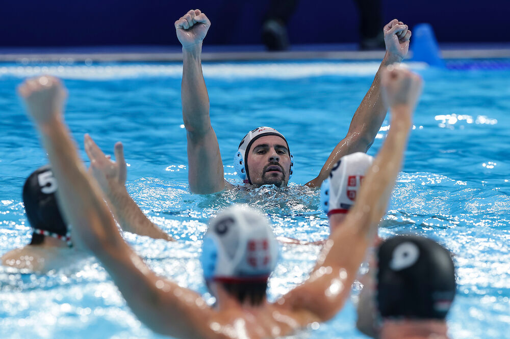 Viktor Rašović u finalu Evropskog prvenstva u vaterpolu u Beogradskoj areni