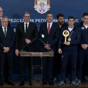 Zlatni vaterpolisti na prijemu kod Vučića: Predsednik otkrio šta ga je posebno oduševilo!