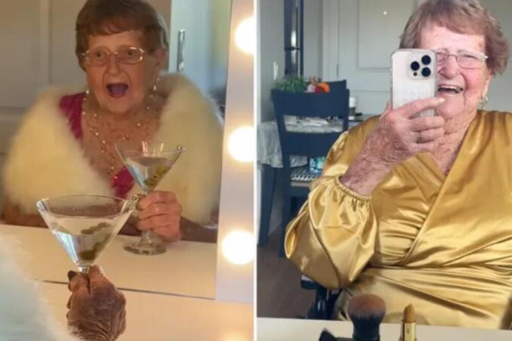 Svet bruji o baki koja ima 96 godina, ide na sastanke... Ljudima padaju vilice kada je vide kako se oblači! (VIDEO)