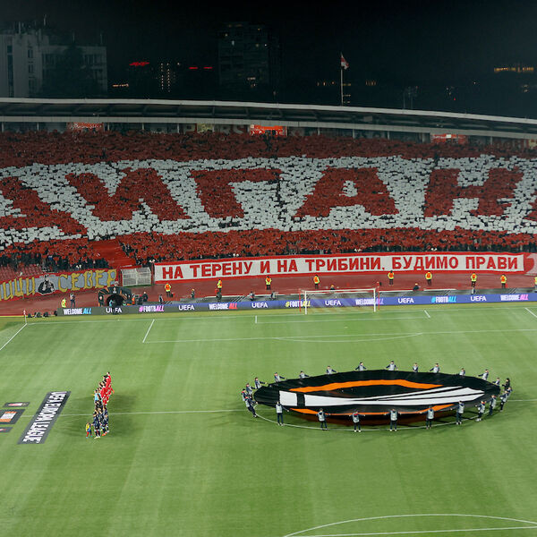 Zanimljiva koreografija Delija na utakmici protiv Selte! (VIDEO)