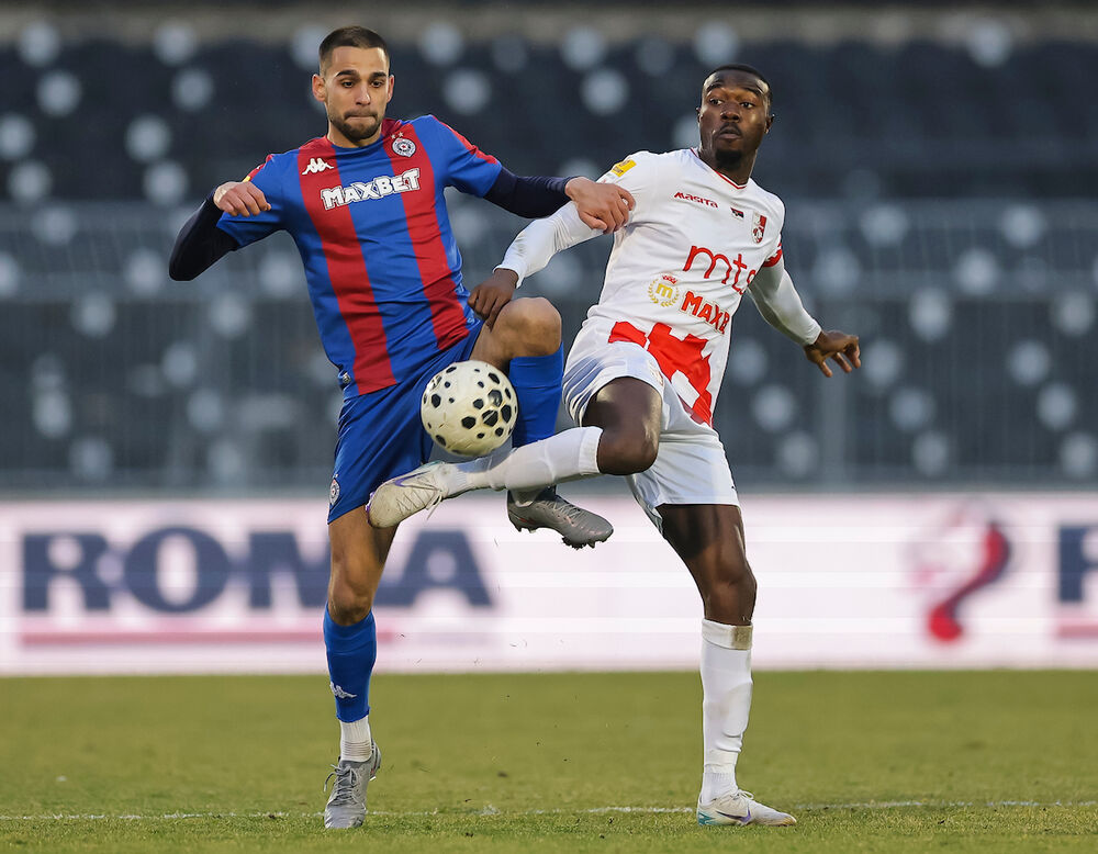 Detalj sa utakmice Partizana i Radničkog iz Niša u sezoni 2025/26 Superlige Srbije