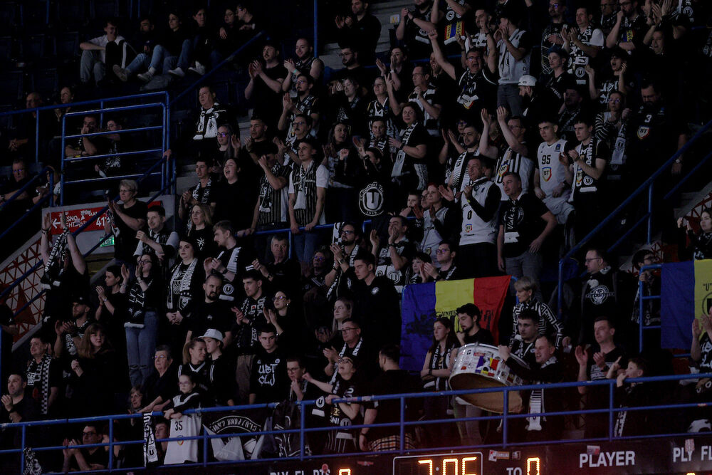 Detalj sa utakmice Partizana i Kluža u sezoni 2025/26 ABA lige