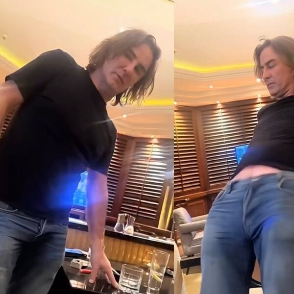 JU! MITROVIĆ NA STOLU U AKCIJI, TELO IDE GORE-DOLE! Snimak tera žene da se smeškaju&hellip; i da ga gledaju bar još 2 PUTA