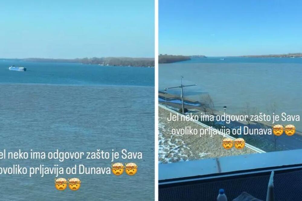 Pojavila se uznemirujuća fotografija Dunava i Save na mrežama! Srbi u šoku gledaju u ovaj detalj, evo o čemu je reč