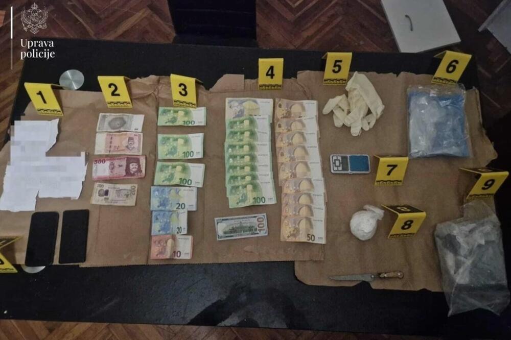 PALI ČLANOVI KAVAČKOG KLANA: Policija pronašla kokain, kriptovane telefone i novac u više valuta! (FOTO)