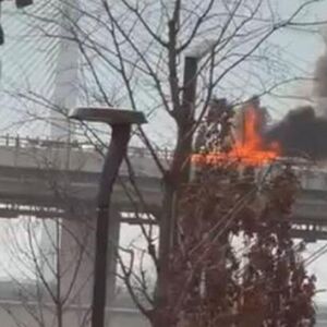 Bukti požar na Gazeli, saobraćaj obustavljen: Totalni kolaps na najprometnijem mostu, dim kulja na sve strane