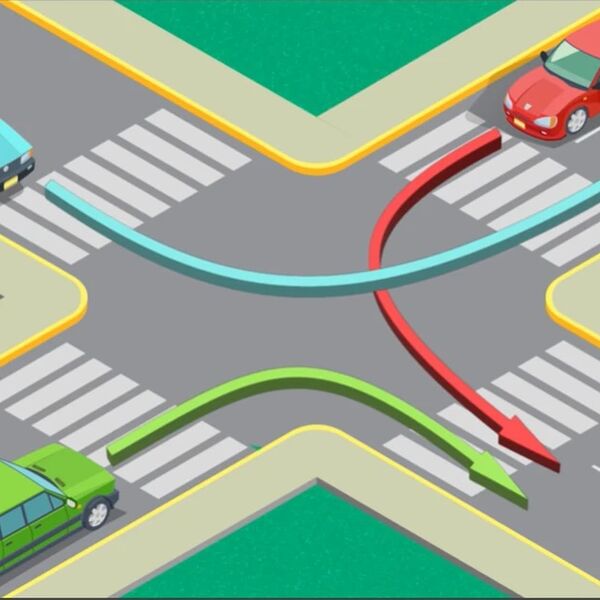 Ko ima prednost na ovoj raskrsnici: plavi, crveni ili zeleni auto- mnogi ne znaju tačan odgovor, a voze po Beogradu