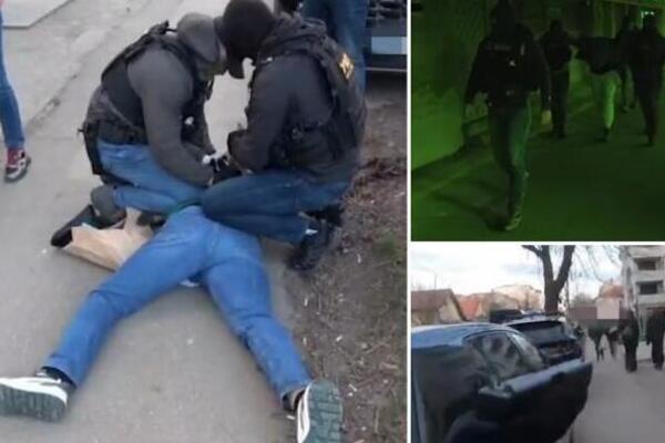 POLICAJCI GA PRESRELI NASRED ULICE, SCENA KAO SA FILMA! Ovako je uhapšen CRNOGORAC u Beogradu (FOTO/VIDEO)