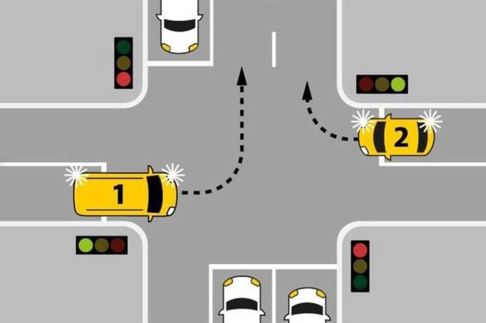 99 odsto Srba ovo ne zna, voze po Beogradu kao muve bez glave: 2 vozila skreću u ulicu na raskrsnici, ko sme prvi?