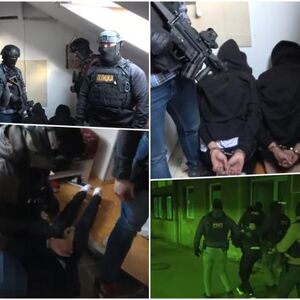 EVO KAKO SU POHAPŠENI OSUMNJIČENI ZA BACANJE BOMBE NA LOKAL NA NOVOM BEOGRADU: "Policija, lezi dole! (VIDEO)