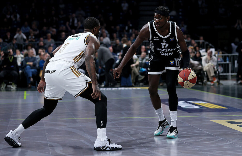 Detalj sa utakmice ABA lige između Partizana i Dubaija u sezoni 2025/26