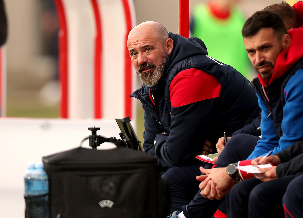 Dejan Stanković na utakmici Budućnosti i Crvene zvezde u Dobanovcima