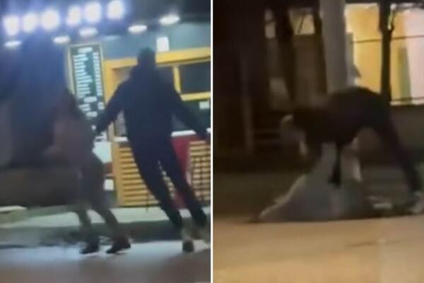 "HVATA JE ZA VRAT, A ONDA JE KRVNIČKI ŠUTIRA": Procurio snimak golmana kako brutalno tuče ženu u Kikindi! (VIDEO)