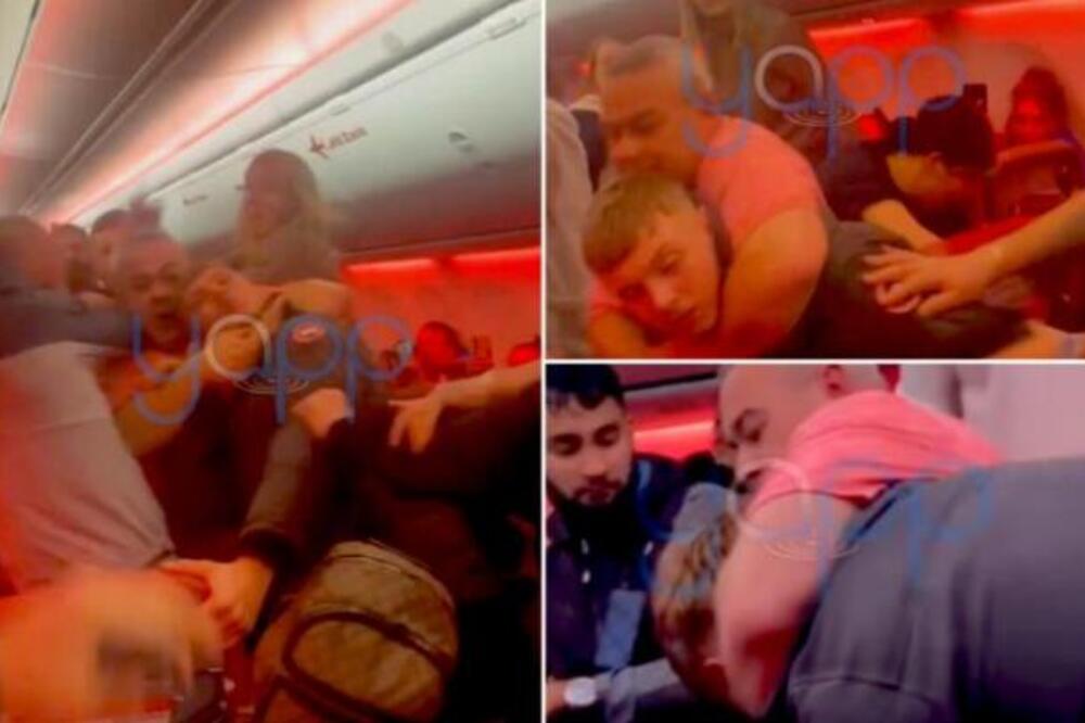 "ZA 30 GODINA LETENJA OVAKO NEŠTO JOŠ NISAM VIDEO" Masovna tuča u avionu, KRVI I ZUBI BILI PO SEDIŠTIMA, PODU...