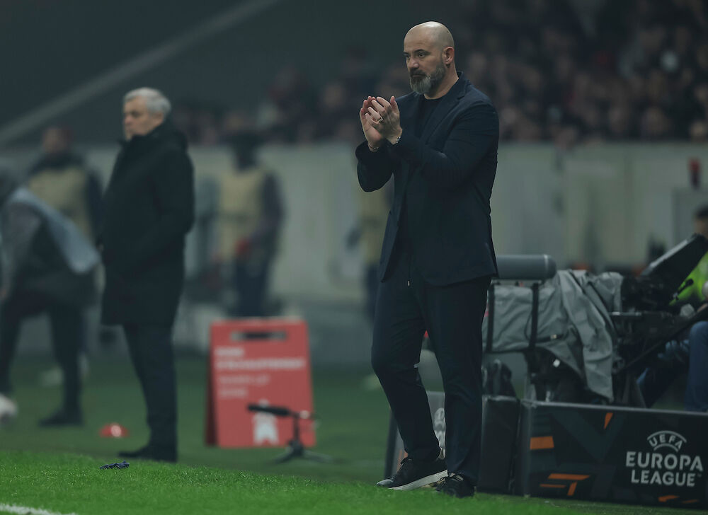 Dejan Stanković na utakmici Lila i Crvene zvezde u prvom meču baraža za osminu finala Lige Evrope