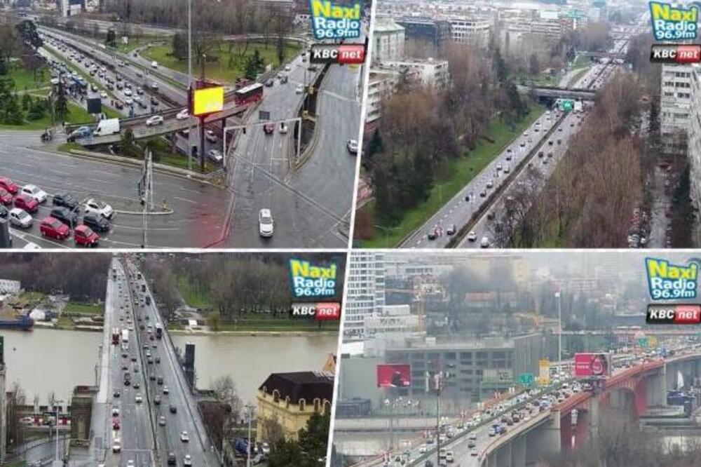PETAK, KIŠA I KOLAPS U BEOGRADU: Na ove 2 deonice je NAJKRITIČNIJE - vozila idu mic po mic (FOTO)