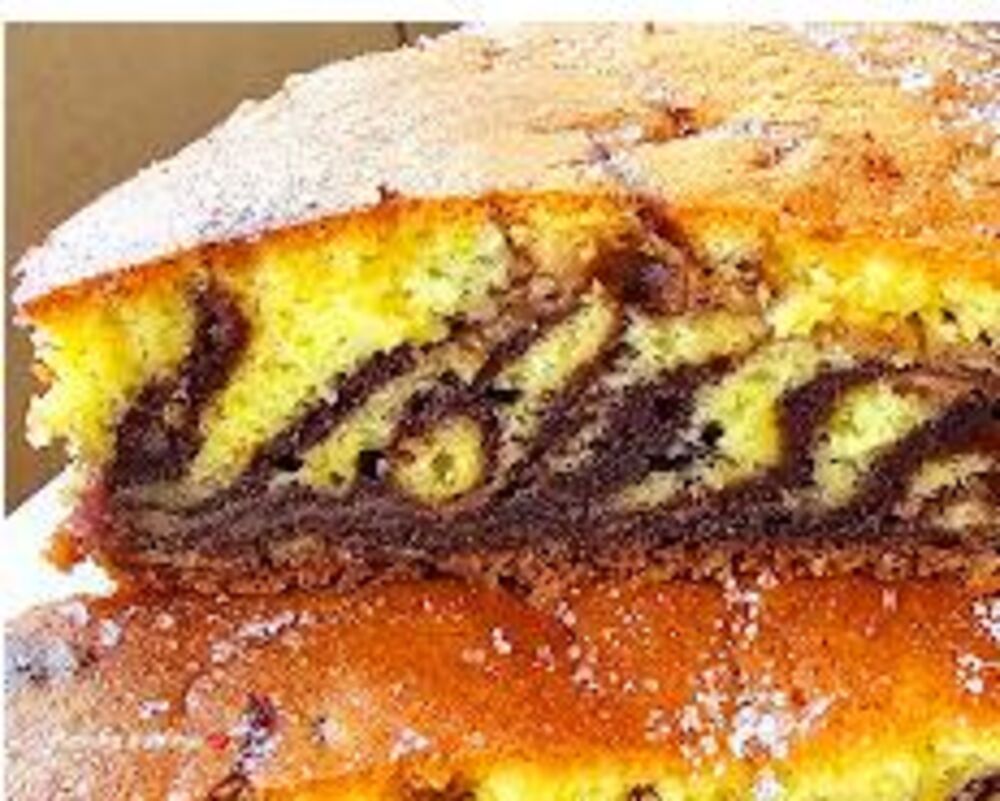 Priprema zebra kolača