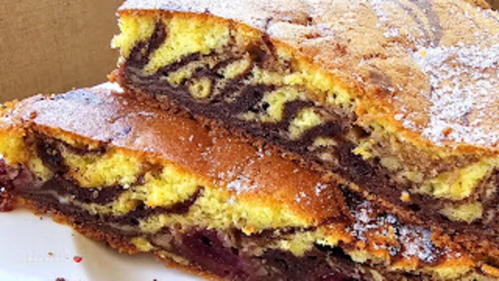 Napravljen zebra kolač