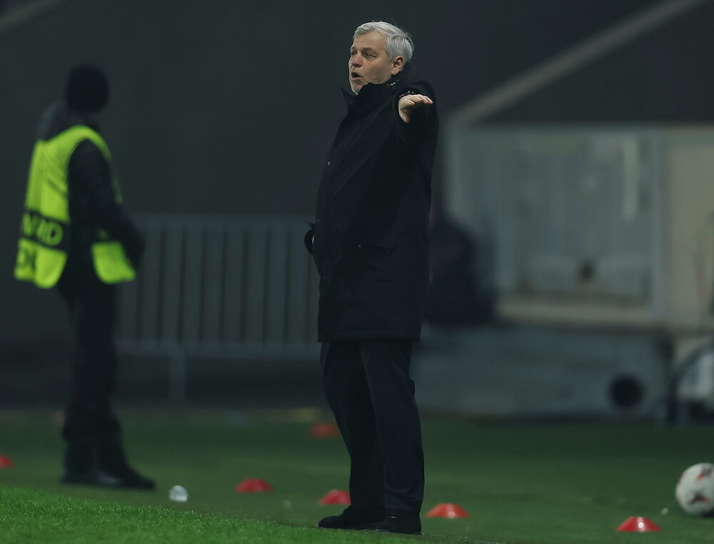 Bruno Ženesio na utakmici Lila i Crvene zvezde u prvom meču baraža za osminu finala Lige Evrope u sezoni 2025/26