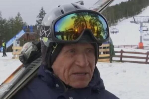 Nekada bio gimnastičar, sad pliva, kliza, planinari: Sreten je najstariji skijaš na Torniku - bira samo ovu stazu