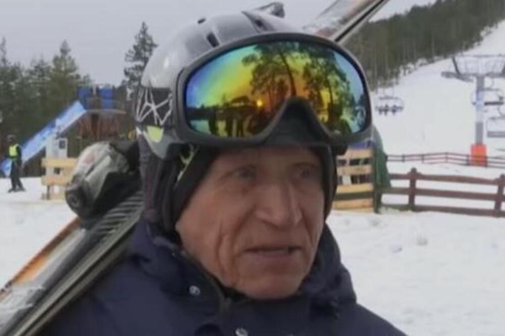 Nekada bio gimnastičar, sad pliva, kliza, planinari: Sreten je najstariji skijaš na Torniku - bira samo ovu stazu
