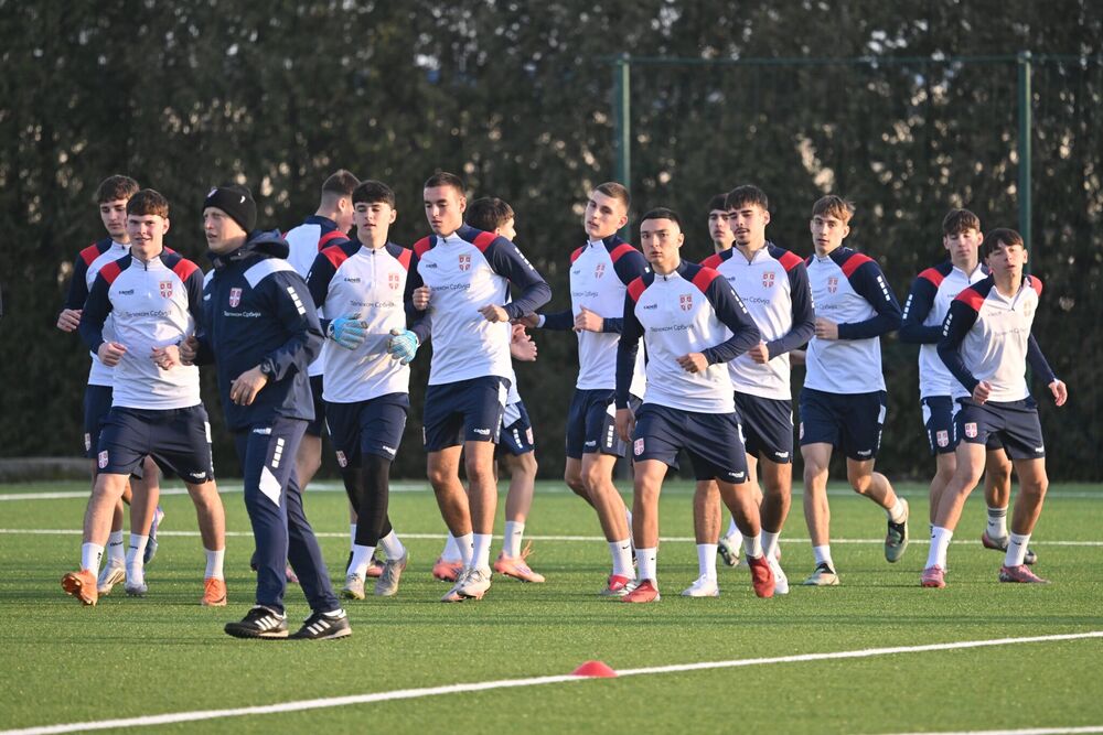 Trening kadetske fudbalske reprezentacije Srbije