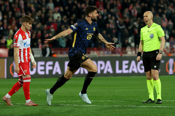 Olivije Žiru srušio Crvenu zvezdu, ali je oduševio Delije kada je spomenuo Darka Pančeva (Video)
