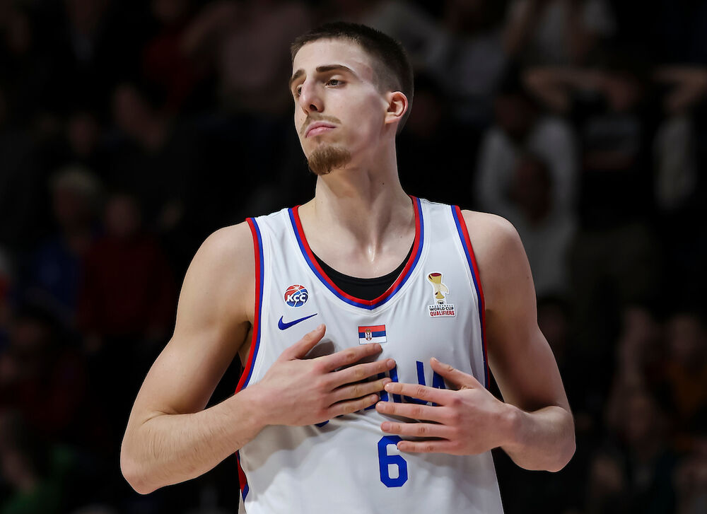 Bogoljub Marković na utakmici Srbije i Turske