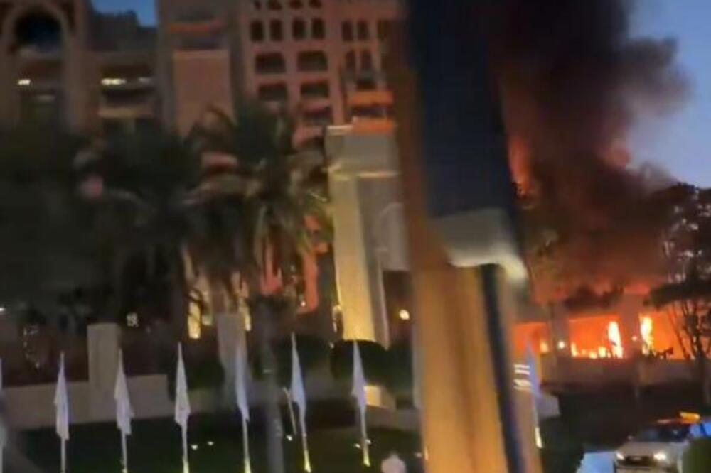 DUBAI U PLAMENU! Eksplozije odjekuju svuda: Gust crni dim, pogođeni luksuzni hoteli, grad kao ratna zona!