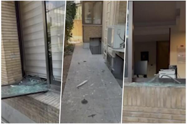 Ovo su prve slike Ambasade Srbije u Teheranu: Nema povređenih, a ovo su preporuke za državljane Republike Srbije