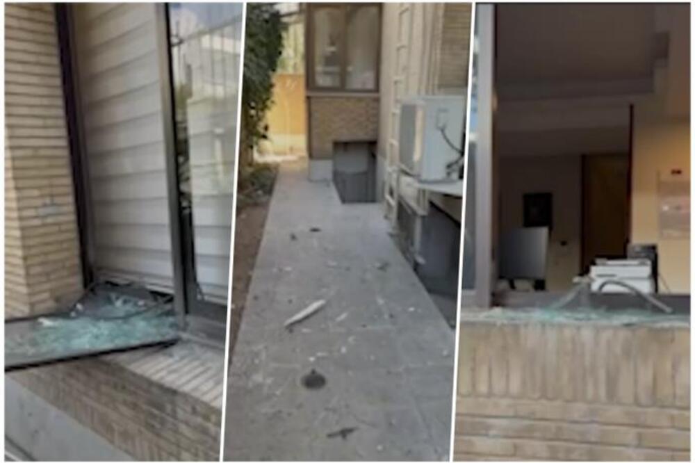 Ovo su prve slike Ambasade Srbije u Teheranu: Nema povređenih, a ovo su preporuke za državljane Republike Srbije