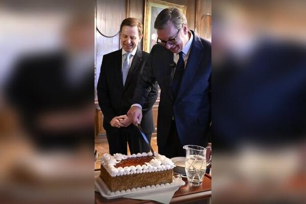 "NEMA TORTE KAO ŠTO JE DOBOŠ TORTA": Vučić za rođendan dobio tortu od ambasadora ove zemlje, ali i ove poklone!