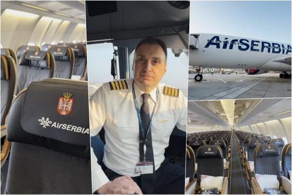 AVION "ER SRBIJE" KRENUO U DUBAI PO NAŠE GRAĐANE! Oglasio se kapetan pred poletanje (VIDEO)
