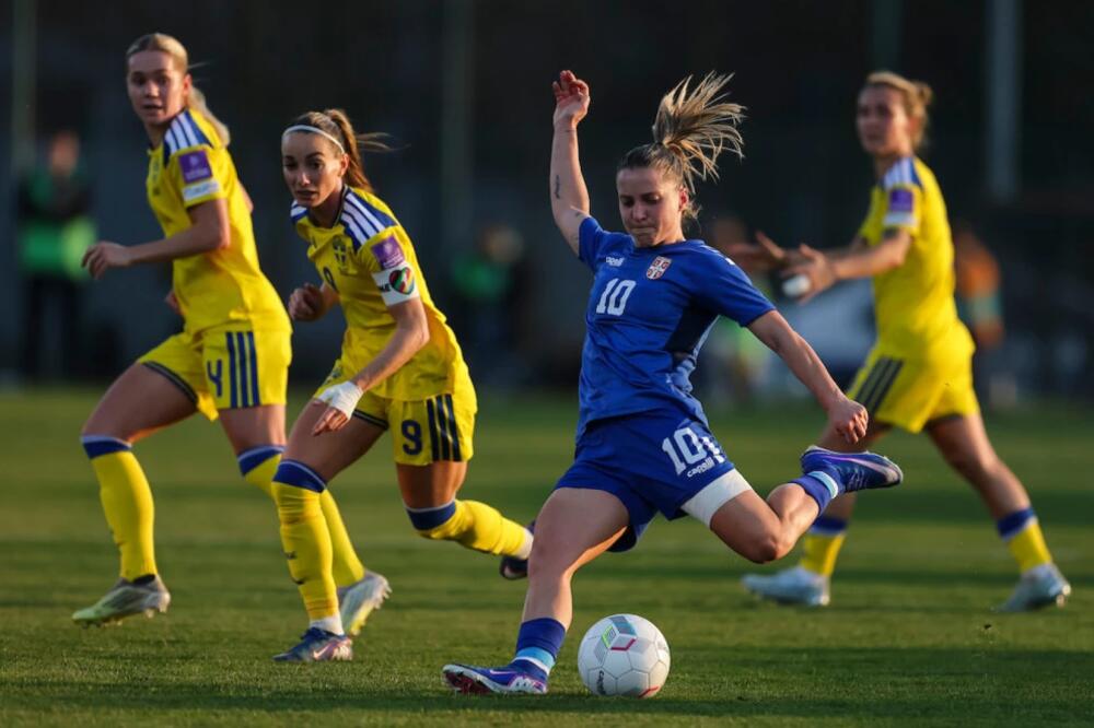 Fudbalerke Srbije osvojile veliki bod protiv Šveđanki!