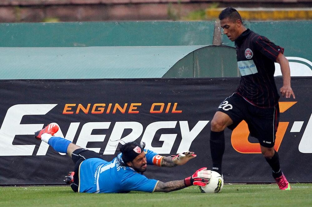 Tijago Galvao na utakmici Crvene zvezde i užičke Slobode u sezoni 2012/13 Superlige Srbije