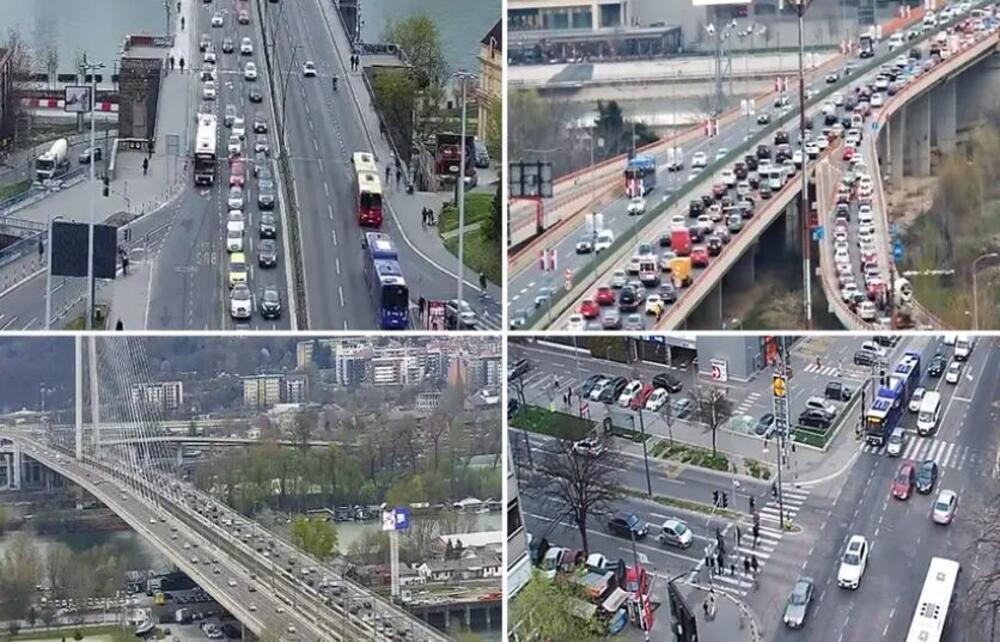 Ogromne kolone vozila formiraju se u ovim delovima prestonice: Ove kritične tačke gledajte da izbegnete