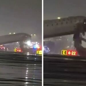 Horor na aerodromu u Njujorku: Avion udario u vozilo pri sletanju, prve slike sa mesta nesreće su jezive! (VIDEO)