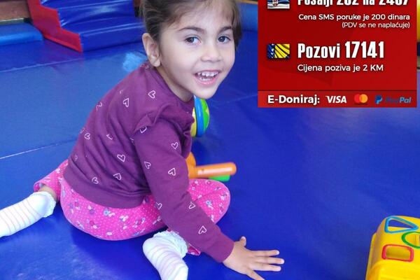 TEODORI SMO POTREBNI KAKO BI NAPRAVILA SVOJ PRVI KORAK! Od samog rođenja suočila se sa teškim životnim izazovima!