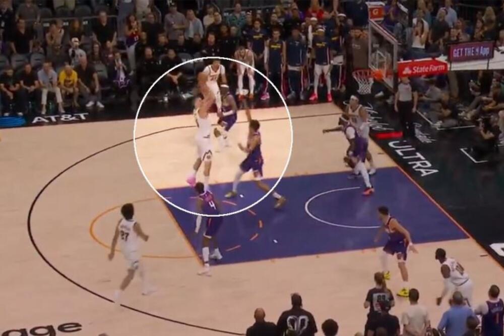 Od ovog šuta bi svi bežali, a on je "razbio prokletstvo" i rasturio koš! Ovako je Jokić doneo pobedu Denveru! VIDEO