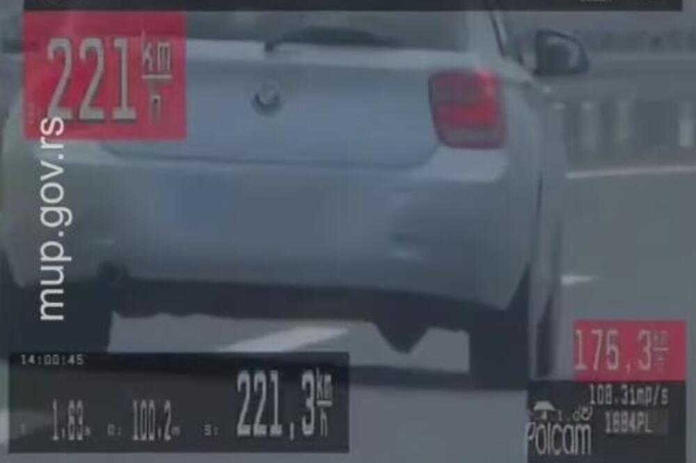 PRESRETAČ VOZIO ZA BMW-om KOJI JE JURIO 220 NA SAT! Nećete verovati kad budete videli KO JE BIO za VOLANOM! (VIDEO)