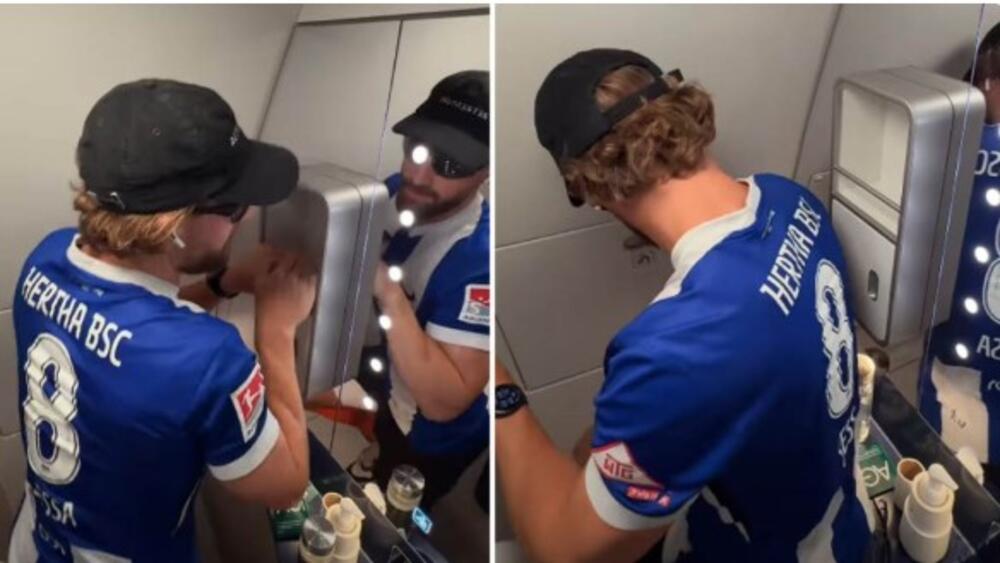 Ušao u toalet aviona, zaključao se i počeo: Kamera sve snimila, ljudi se krstili od šokantnog prizora (VIDEO)