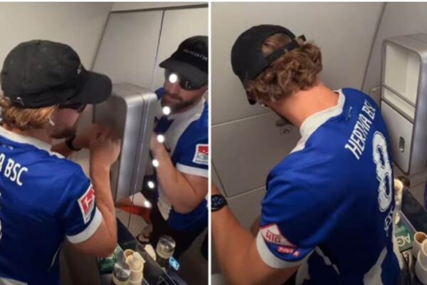 Ušao u toalet aviona, zaključao se i počeo: Kamera sve snimila, ljudi se krstili od šokantnog prizora (VIDEO)