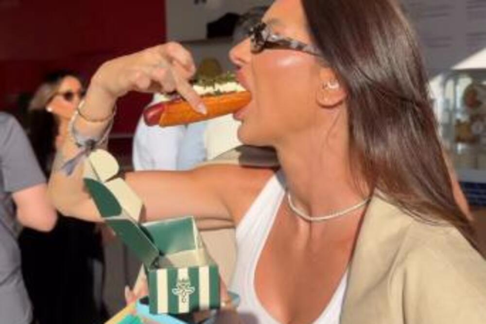 KO TO RADI BOLJE? Srpkinja ISKOPIRALA ĐOKOVIĆEVU TIGRICU - posle Arine i ONA PROBALA hot dog od kavijara i zlata