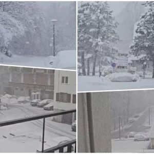 Sneg zavejao kod komšija: Zabelela se Plitvička jezera, Rijeku pogodila oluja, proglašen crveni alarm!