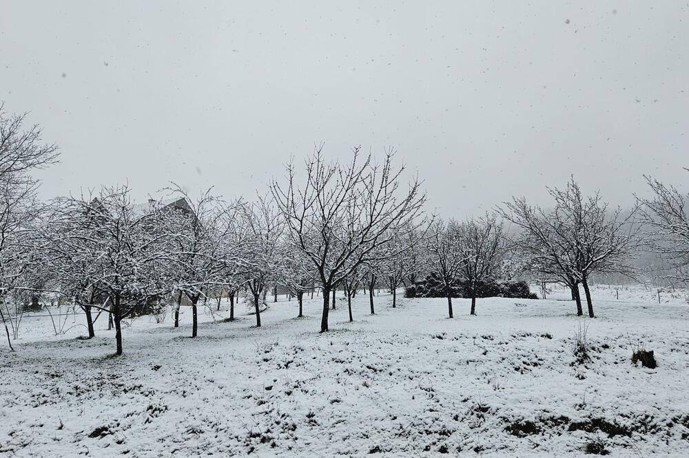 Sneg zavejao ovaj grad u Srbiji kao usred januara: Pada bez prestanka, prava zimska idila, neverovatni prizori