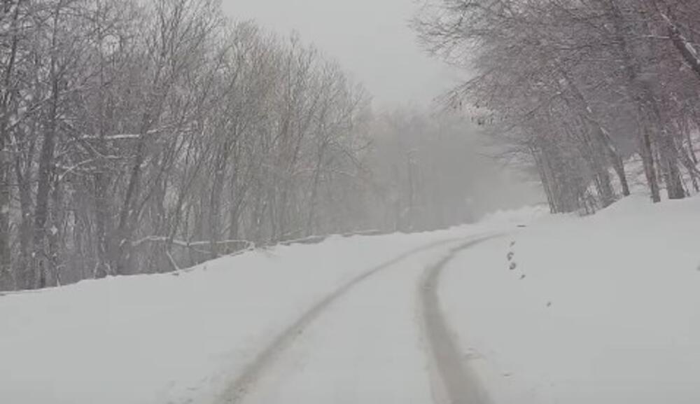 Polarno vreme na jugu Srbije: Ne, nije aprilska šala, snimak vejavice šokirao sve! (VIDEO)