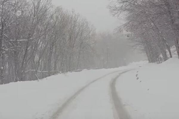 Polarno vreme na jugu Srbije: Ne, nije aprilska šala, snimak vejavice šokirao sve! (VIDEO)