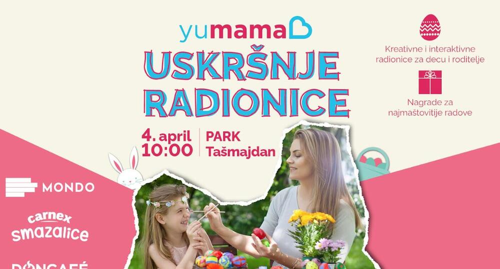 Tašmajdanski park, u srcu Beograda, u subotu 4. arila pretvoriće se u čarobno mesto gde mašta nema granice!