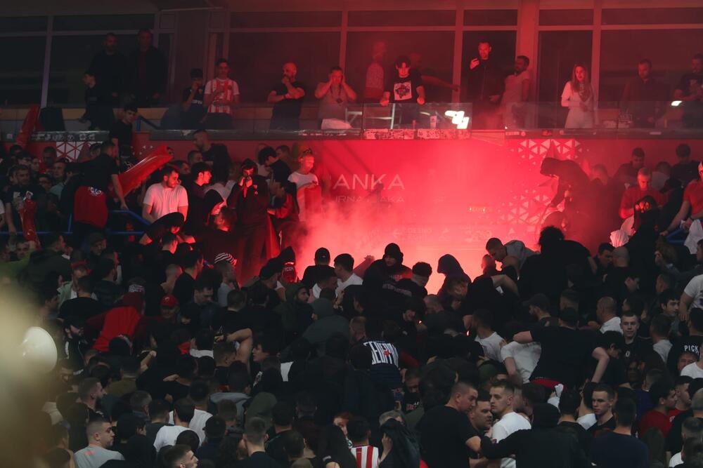 Navijači Zvezde se sukobili sa žandarmerijom! (VIDEO)