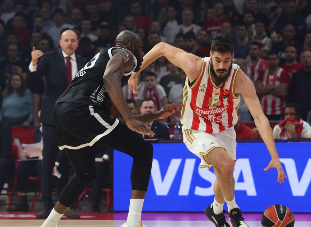 Detalj sa drugog evroligaškog večitog derbija u sezoni 2025/26